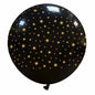 Cattex 32" Little Stars (gold and black) 1 PCS Balloon