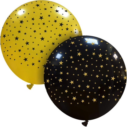 Cattex 32" Little Stars (gold and black) 1 PCS Balloon