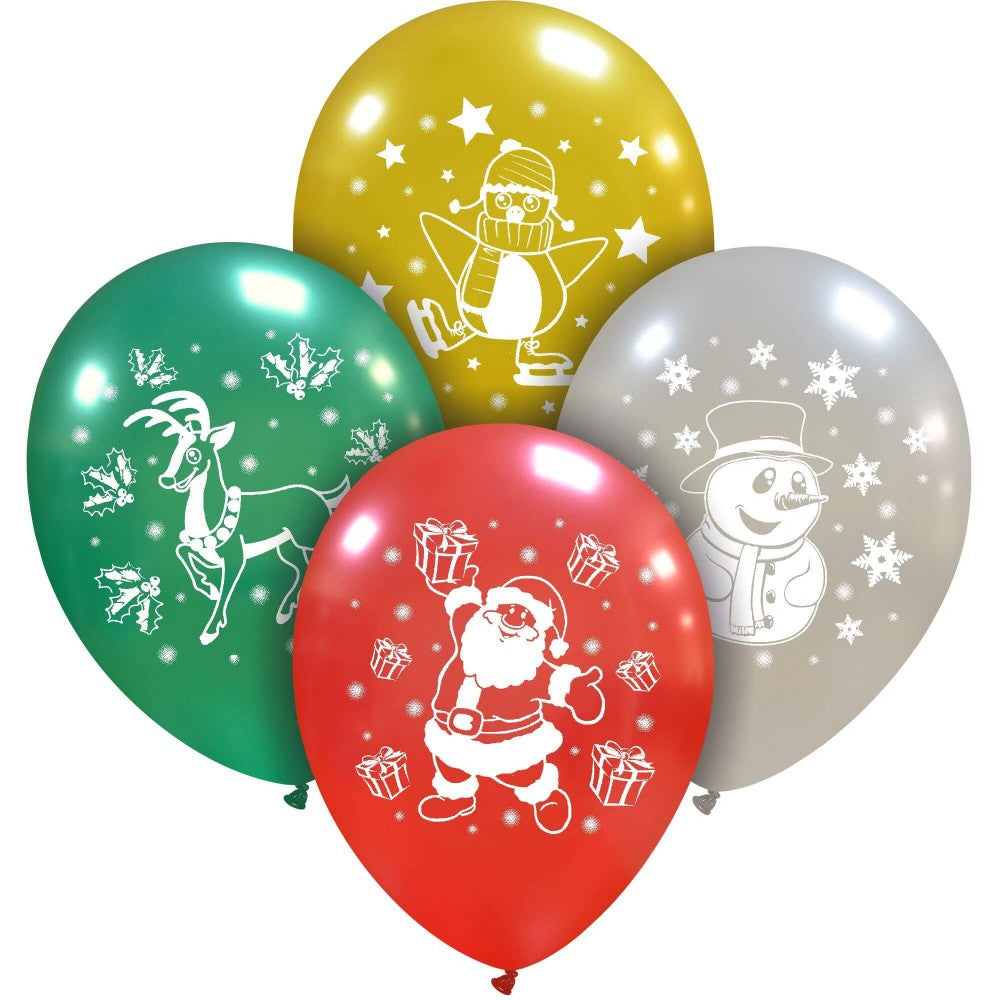 Cattex 12" Cute Christmas 20 PCS Balloons