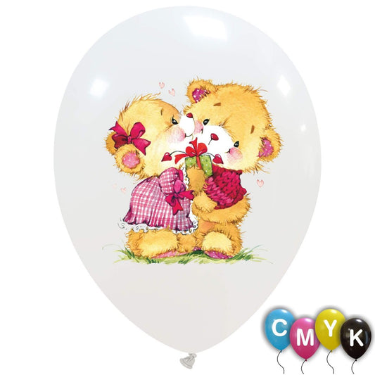 Cattex 12" Bears In Love Balloon