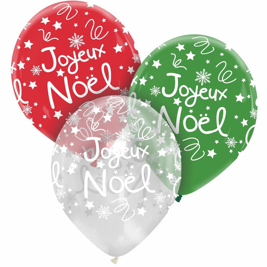 Cattex 12" Christmas Night Premium 20 PCS Balloons