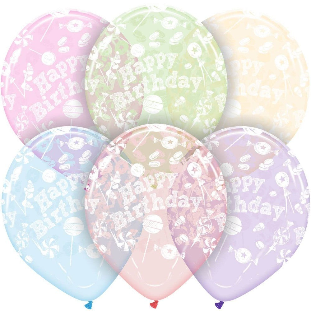 Cattex 12'' SOAP "Happy Birthday" Balloon PT/110DSS.C0171T