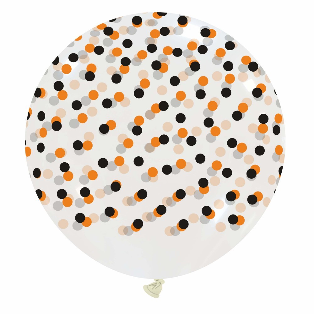 Cattex 32" Confetti Blast - Ballon d'Halloween