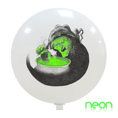 Cattex 35" Flat Neon Witch Balloon