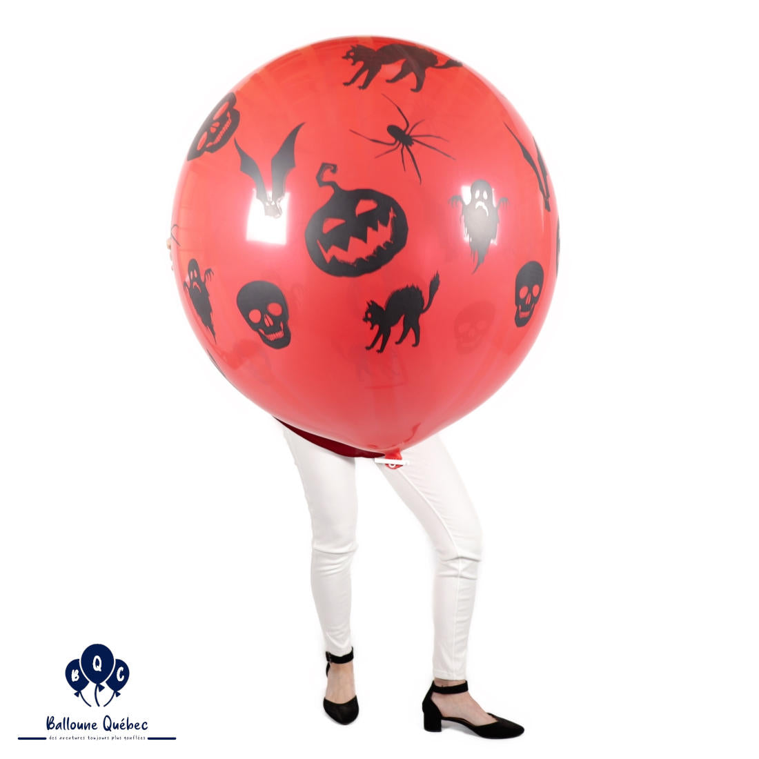 Cattex 32" Spooky Red or Black Halloween Balloon