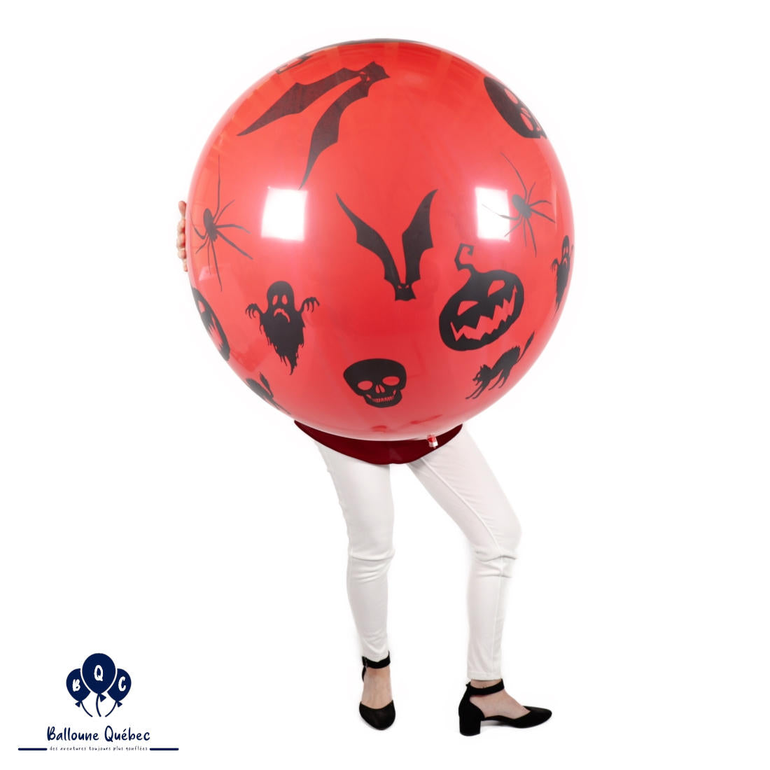 Cattex 32" Spooky Red or Black Halloween Balloon